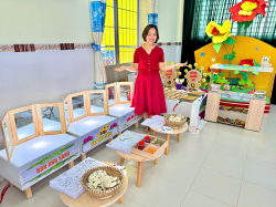 Hình ảnh HỘI THI ĐỒ DÙNG DẠY HỌC- ĐỒ CHƠI TỰ TẠO CẤP CƠ SỞ NĂM HỌC 2024-2025