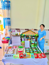 Hình ảnh HỘI THI ĐỒ DÙNG DẠY HỌC- ĐỒ CHƠI TỰ TẠO CẤP CƠ SỞ NĂM HỌC 2024-2025