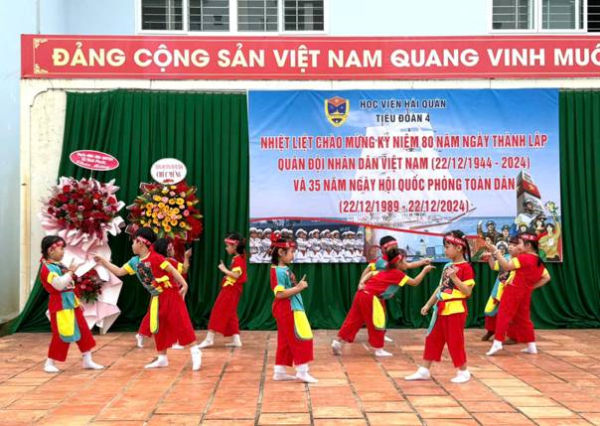 MẦM NON VĨNH HIỆP TỔ CHỨC CHO CHÁU  THAM QUAN HỌC VIỆN HẢI QUÂN NHÂN 22-12-2024