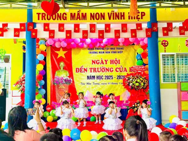TRƯỜNG MẦM NON VĨNH HIỆP  TỔ CHỨC “NGÀY HỘI ĐẾN TRƯỜNG” CỦA BÉ NHÂN NGÀY KHAI GIẢNG ĐẦU NĂM HỌC 2025-2026
