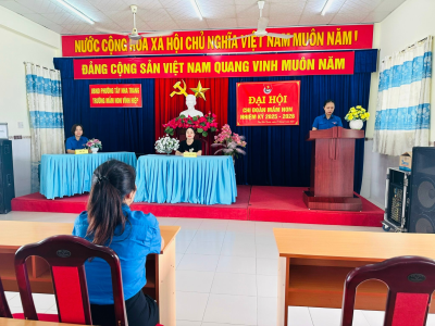 ĐẠI HỘI CHI ĐOÀN MẦM NON VĨNH HIỆP NHIỆM KỲ 2025 – 2026