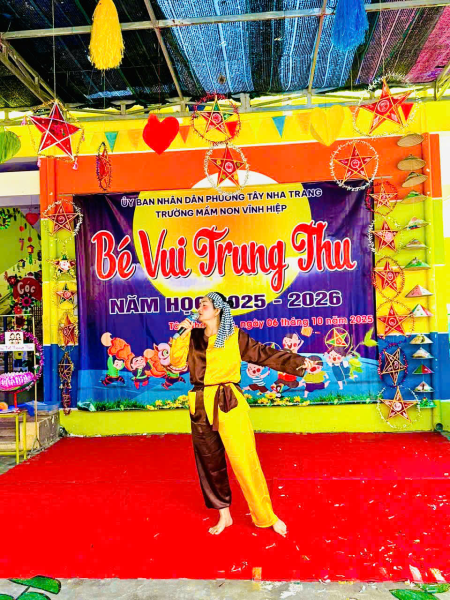 TRƯỜNG MẦM NON VĨNH HIỆP TỔ CHỨC VUI HỘI TRUNG THU