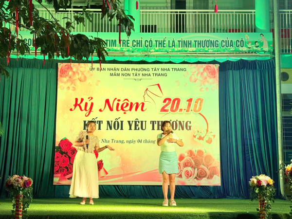 TRƯỜNG MẦM NON VĨNH HIỆP THAM GIA GIAO LƯU SINH HOẠT KỶ NIỆM NGÀY 20/10