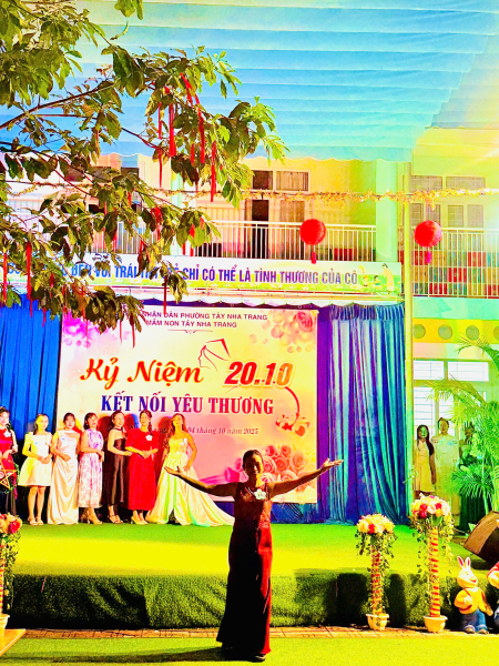 TRƯỜNG MẦM NON VĨNH HIỆP THAM GIA GIAO LƯU SINH HOẠT KỶ NIỆM NGÀY 20/10