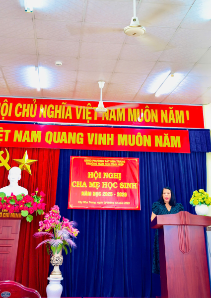 HỘI NGHỊ CHA MẸ HỌC SINH NĂM HỌC 2025-2026