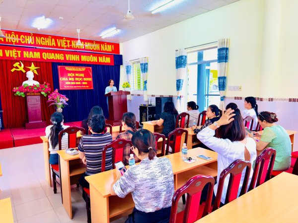 HỘI NGHỊ CHA MẸ HỌC SINH NĂM HỌC 2025-2026