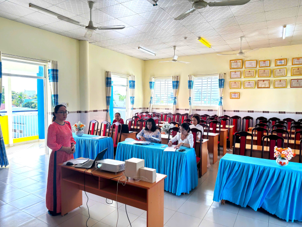 TRƯỜNG MẦM NON VĨNH HIỆP TỔ CHỨC HỘI GIẢNG GIÁO VIÊN DẠY GIỎI CẤP CƠ SỞ NĂM HỌC 2025-2026