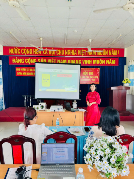 TRƯỜNG MẦM NON VĨNH HIỆP TỔ CHỨC HỘI GIẢNG GIÁO VIÊN DẠY GIỎI CẤP CƠ SỞ NĂM HỌC 2025-2026