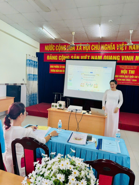 TRƯỜNG MẦM NON VĨNH HIỆP TỔ CHỨC HỘI GIẢNG GIÁO VIÊN DẠY GIỎI CẤP CƠ SỞ NĂM HỌC 2025-2026