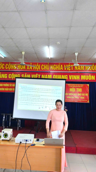 TRƯỜNG MẦM NON VĨNH HIỆP TỔ CHỨC HỘI GIẢNG GIÁO VIÊN DẠY GIỎI CẤP CƠ SỞ NĂM HỌC 2025-2026