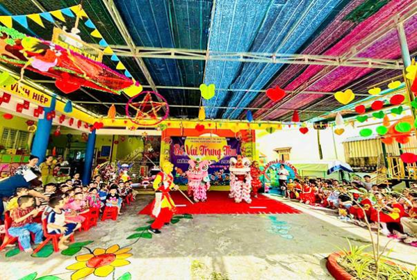 TRƯỜNG MẦM NON VĨNH HIỆP  TỔ CHỨC VUI HỘI TRUNG THU CHO CÁC CHÁU 2025