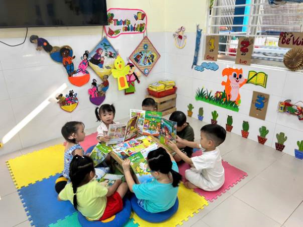 TRƯỜNG MẦM NON VĨNH HIỆP HƯỞNG ỨNG  NGÀY HỘI ĐỌC SÁCH VÀ VĂN HOÁ ĐỌC VIỆT NAM 2026